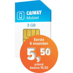Caiway Mobiel 3 GB + 120...