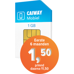 Caiway Mobiel 1 GB + 120...